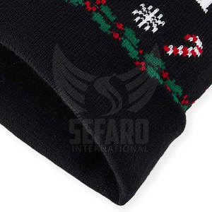 หมวกผ้าแจ็คการ์ดสำหรับผู้ใหญ่หมวกบีนนี่ใส่สบายสไตล์ไม่เหมือนใคร - Product Image 6