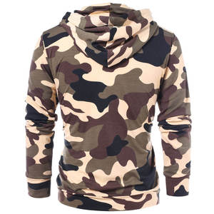 Sweats à capuche d'hiver imprimés personnalisés pour hommes de qualité lourde classique avec poche pull en molleton mélangé de coton sweats thermiques - Product Image 5