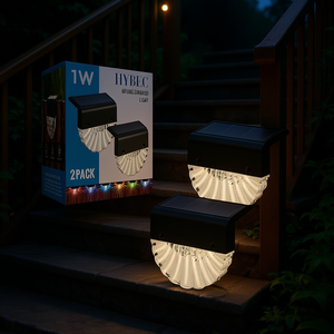 HYBEC Solar Outdoor Staircase Light Garden LED Lighting Solution for <b>Steps</b> Fences and Walls - Product Image 3