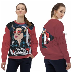 Sweat-shirts pour femmes en tissu épais pour l'hiver, nouvelle collection, style tendance - Product Image 3