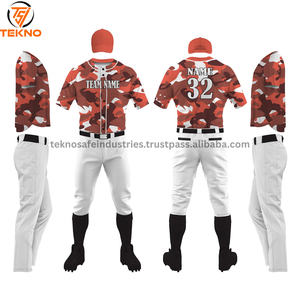 2025 nuevo diseño personalizado uniformes de béisbol de alta calidad precio al por mayor hombres 100% poliéster uniforme de béisbol OEM mantenido - Product Image 5