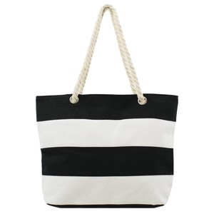 Mode extérieur grand sac fourre-tout écologique coton toile sac fourre-tout coton poignée corde recyclable et réutilisable - Product Image 4