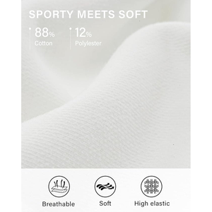 Pantalones cortos de mujer de alta calidad personalizables con patrón cómodo, nuevo diseño, bolsillos laterales, algodón transpirable básico - Product Image 3