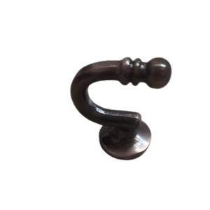 Vente flash : Crochet décoratif mural en métal pour rideaux, petite taille 35 mm, style vintage, crochet en fer pour vêtements - Product Image 1