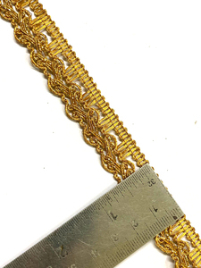 GIMP ทอง Glitter braided Lace Trim 20mm สีที่กำหนดเองสำหรับกระเป๋ารองเท้างานฝีมือ-คุณภาพเกรด A - Product Image 3