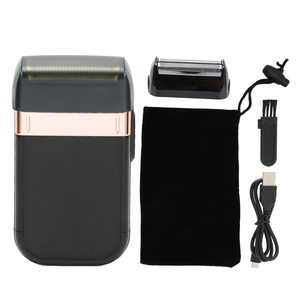 Rasoir électrique professionnel pour hommes avec double lame, lame de rasoir détachable, brosse de nettoyage pour une utilisation à domicile ou en salon de coiffure - Product Image 3