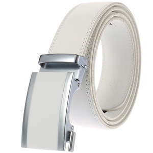 เข็มขัดหนังแท้สำหรับผู้ชายเข็มขัดหนังแท้สวมใส่ง่ายปรับแต่งได้ตามต้องการ - Product Image 3