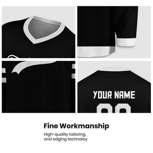 เสื้อเจอร์ซีย์ฮอกกี้น้ำแข็งพิมพ์ลายปักโลโก้ออกแบบได้ตามต้องการชุดฝึกกีฬา - Product Image 4
