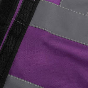 เสื้อกั๊กนิรภัยสะท้อนแสงมองเห็นได้ชัดเจนพร้อมโลโก้ที่ปรับแต่งได้เหมาะสำหรับการก่อสร้างคลังสินค้าและการจราจร - Product Image 5