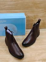 Lujosas botas de patrón sólido para hombre, zapatos de seguridad de cuero de corte bajo impermeables para hombre, zapatos de trabajo de construcción con botas de cuero en los dedos del pie