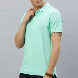 Polo pour homme en coton avec logo brodé, manches courtes, polo de golf décontracté, respirant, vêtements de sport pour l'été - Product Image 3