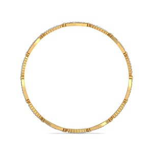 AJRETAIL 1.75ct Leaf Whisper Brazalete de diamantes naturales en oro amarillo-Color HI, 2017 - Product Image 2