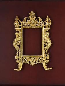Royal Design Gold Finished Decorative <b>Photo</b> <b>Frame</b> Elegant Vintage Style Home Decor Gift Idea for Living Room and Office - Product Image 4