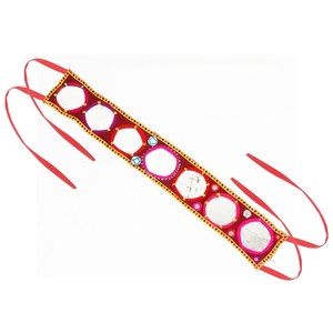 Hecho a mano Vintage Banjara Gypsy Tribal Kuchi cinturón danza del vientre Boho Kutch bordado Tribal espejo trabajo Kamarbandh Tribal cinturón - Product Image 4