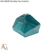 Nano Lab Grown Rough # Tourmaline Paraiba 108/B, couleur bleu vert néon, pierre précieuse taillée, synthétique, simulée, créée en laboratoire, Nanosital