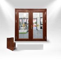 Tendance 2024 EuroHa EXT75 – Service de découpe personnalisable pour fenêtres et portes en aluminium série 6000, tempérage T3-T8, anodisé/peint par poudrage