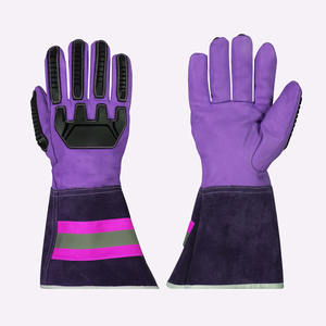 Gants de soudage TIG en cuir de chèvre et de vache de qualité supérieure, résistants à la chaleur et aux étincelles, excellente construction pour la protection des mains et des bras - Product Image 3