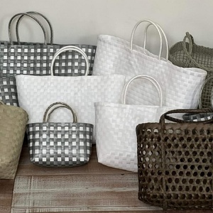 Bolso de mano tejido a mano para mujer, Cartera de mano de varias tallas - Product Image 4