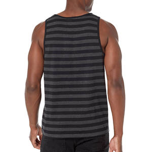 Débardeurs de course sportifs pour hommes, col rond, respirants, anti-froissement, à séchage rapide, imprimés par sublimation personnalisée, 100% polyester - Product Image 5