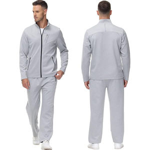 Ensemble de survêtements pour hommes, survêtement de course à pied décontracté à fermeture éclair pour hommes, 2 pièces, nouvel arrivage - Product Image 2