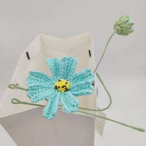 Fleur artificielle tricotée à la main en crochet de type Gesang pour décoration de fond, accessoires de photographie, décoration intérieure et bouquet de mariée - Product Image 6