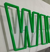 Logo néon en acrylique led personnalisé led couleur motif canal lettre signe illuminé led