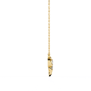 จี้เพชรแล็บโกรว์ทรงมาร์คีส์ ทองคำขาว 14K รับรองโดย IGI สร้อยคอหรูหราสำหรับงานแต่งงานสำหรับผู้หญิง - Product Image 6