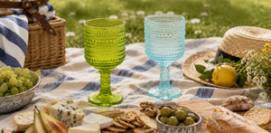 Ensemble de 6 verres à vin modernes Excelsa, verre Aurora 30 cl, multicolore, soufflé à la main - Product Image 2