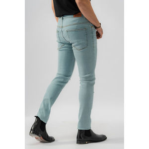 Pantalones Vaqueros Casuales Ajustados y Rectos de Diseño Personalizado de Moda, Transpirables, 100% Algodón, Ligeros, de Alta Calidad, a Bajo Precio - Product Image 4