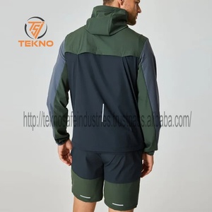 Chándal de nailon de alta calidad para hombre 2025, recién llegado, conjunto cortavientos ligero, combinación de colores a la moda para correr - Product Image 4