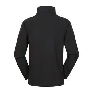 Nouvelle veste softshell pour homme, design personnalisé, vêtements de travail d'hiver, coupe-vent, imperméable, doublée de polaire, fermeture éclair, col montant, personnalisable - Product Image 4