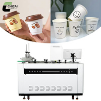 Impresora Digital para Vasos de Papel Chicai de Una Sola Pasada, Impresora de Vasos de Papel de 4 Colores CMYK, Impresora de Vasos de Papel de Una Sola Pasada, Nueva