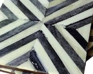 Sous-verres exquis en incrustation d'os fabriqués à la main ensemble de 4 tapis de boisson décoratifs avec tradition noyer fait à la main de qualité supérieure - Product Image 3