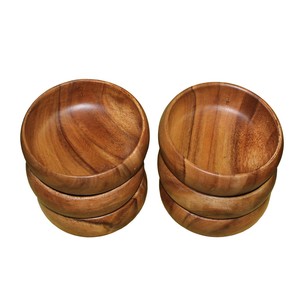 Cuenco para servir ensalada de madera pulida oscura envejecida hecho a mano respetuoso con el medio ambiente personalizado diseño clásico moderno logotipo personalizado opción para fiestas - Product Image 6