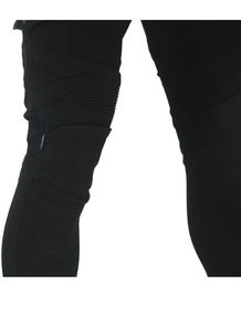 Jeans de moto confortables et protecteurs en Kevlar avec protections amovibles CE pour les genoux et les hanches, pantalon de moto blindé - Product Image 4