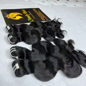 Groothandel Goedkope Natuurlijke Aziatische Maagd Meisje 8- 32 Inch Maleisische Vietnamese Body Wave Maagdelijke Haarbundels Human Hair Extension