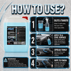 Nettoyant de Détail Automobile DVX Dashboard Maintenance Milk & Car Shine Prime (5 KG) - Nettoyage en Profondeur - Product Image 3