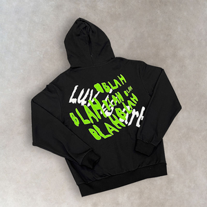 OEM Sweat à capuche tendance 100% coton avec fermeture éclair complète avec logo réfléchissant personnalisé avec impression hiver pour hommes coupe normale - Product Image 2