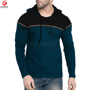 Sudadera con capucha de gran tamaño personalizada de alta calidad para hombre, Jersey de invierno sin cuerdas de talla grande con forro polar grueso teñido liso - Product Image 3