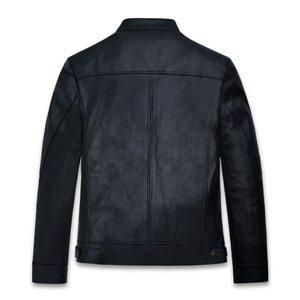 Chaqueta de Invierno Personalizada al por Mayor para Hombre, Chaqueta de Cuero de Alta Calidad Resistente al Viento con Bordado Personalizado a Bajo Precio - Product Image 2