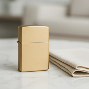 Meilleur vendeur Briquet à cigarettes en laiton Luxe Fait main Moderne Logo personnalisé Briquet à cigares Qualité supérieure Cadeaux d'affaires Rechargeable - Product Image 6