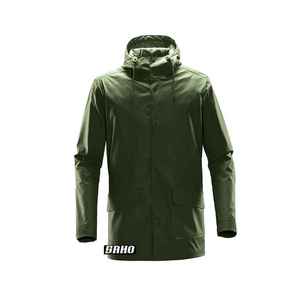 Veste de pluie GAA de qualité supérieure avec cordon de serrage élastique à rabat tempête et fermeture éclair avant complète pour clubs OEM quantité minimale de commande Pakistan - Product Image 6