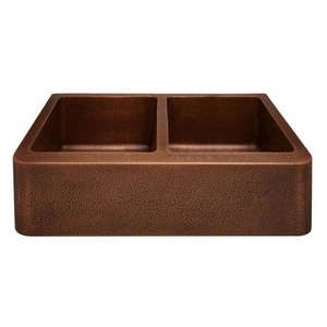 Évier en cuivre Double face et Double paroi, évier Antique en cuivre pur de qualité supérieure, évier moderne de luxe pour cuisine et hôtel - Product Image 1
