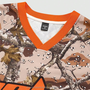 Maillot de football américain rétro personnalisé sur mesure, coupe oversize, manches courtes, en maille polyester, séchage rapide, respirant, style streetwear, coupe courte - Product Image 3