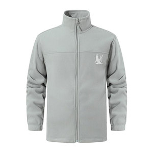 Veste polaire d'hiver pour homme sur mesure, haute qualité, col montant, logo avant, service OEM, fabriquée au Pakistan, respirante, séchage rapide, décontractée - Product Image 1