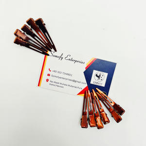 Pince à sectionner les cheveux en acier inoxydable brun foncé finition brillante personnalisée en gros Extensions de cheveux de qualité supérieure outils en métal - Product Image 6