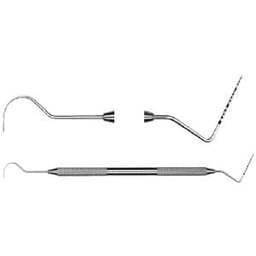 DENTRIC IMPLANTS DI-PR07 Manual Dental Probe #23/UNC15 Explorer with Regular Handle CE Certified Class I <b>Universal</b> <b>Plug</b> - Product Image 2