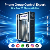 Boîtier de Téléphonie Mobile pour Studio de Bureau, Matériel d'Automatisation pour le Traitement Quotidien des Médias Sociaux