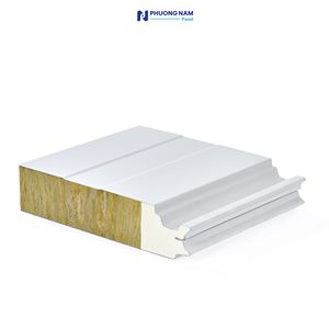 Panel Sándwich Industrial Prock Phuong Nam de 125 mm para Núcleo de Lana de Roca con Borde de PU, Diseño Moderno, Alta Seguridad, para Almacén - Product Image 2