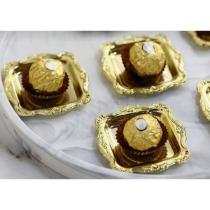 Elegant Stainless Steel Chocolate Fruits <b>Tray</b> Industry Trending Hot Selling Perfect Tableware New Fresh Arrival - Product Image 1